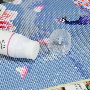 XIXI Outil de peinture diamant 5D, Colle acrylique 120/60 ML, Effet de brillance, Accessoires de bricolage - Product Image 1