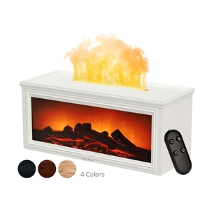 Difusores de aroma de 280 ml color madera oscura, apagado automático cuando la cantidad de agua es escasa, OEM/ODM disponible - Product Image 4