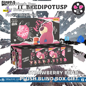 52TOYS Strawberry Bear Fan <span class=keywords><strong>para</strong></span> Caja Sorpresa, Peluche Hecho a Mano, Adorno Moderno, <span class=keywords><strong>Regalo</strong></span> con Embalaje <span class=keywords><strong>Original</strong></span> <span class=keywords><strong>para</strong></span> Unisex, Festival - Product Image 2