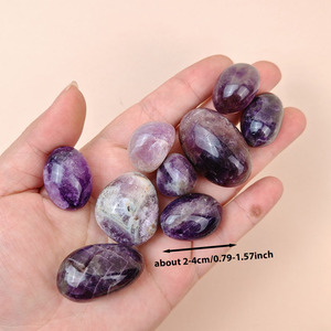 Pierre roulée en cristal en gros, pierre naturelle, plusieurs matériaux, <span class=keywords><strong>améthyste</strong></span> de rêve, <span class=keywords><strong>agate</strong></span> pour la décoration d'aquarium - Product Image 4