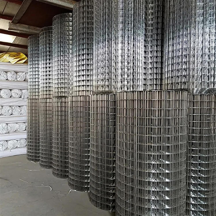 Rete metallica saldata galvanizzata stuoia d'acciaio di vendita della fabbrica/rete metallica saldata rivestita del vinile nero
