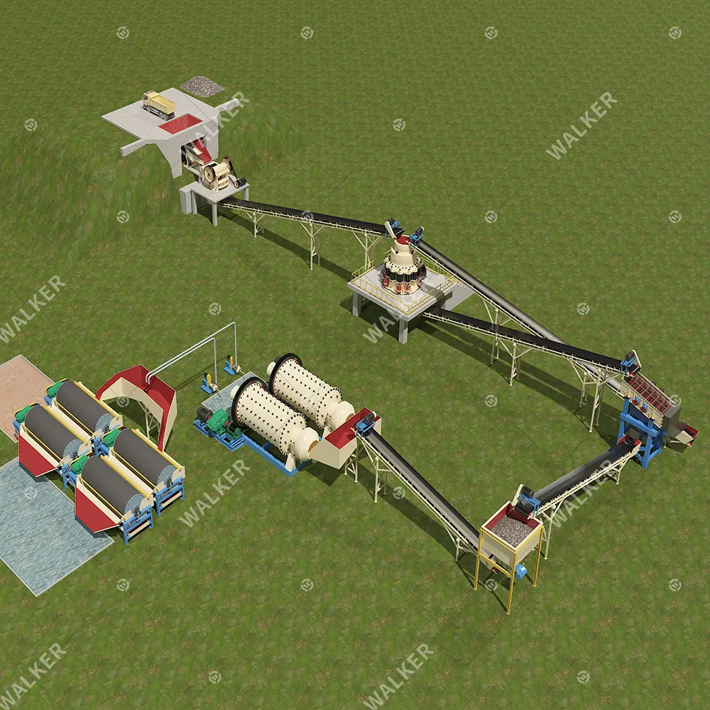 뜨거운 판매 광산 기계 모래 제조 생산 라인 철광광 가공 공장