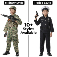 Ensemble de costumes pour enfants, 10 styles, forces spéciales tactiques, Halloween, journée des métiers, jeu de rôle, garçons, filles