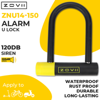 Antivol de vélo CR2 longue durée avec alarme 120 dB en acier trempé pour la sécurité des vélos électriques et des VTT