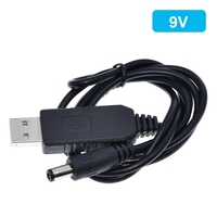 USB boost Cable DC to DC 5V/9V/12V Power Bank boost Module DC Interface 5.5*2.1MM