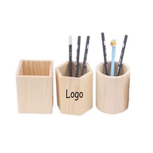 Porte-stylo et organiseur en bois promotionnel avec logo personnalisé – Papeterie créative, cadeau de remise de diplôme pratique, publicitaire - Product Image 3
