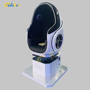 أفضل مبيعات الواقع الافتراضي: كرسي سينما 9D <span class=keywords><strong>VR</strong></span> بمقعد واحد، لعبة لكسب المال بسرعة، بيضة الواقع الافتراضي 9D - Product Image 2