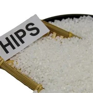 Filme HIPS de grau de extrusão de resina plástica de qualidade alimentar HIPS preto branco Grânulos de qualidade HIPS