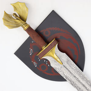Épée de la maison <span class=keywords><strong>Targaryen</strong></span> Rhaenyra's Blade Metal Crafted Toy Sword pour le cosplay et le jeu de rôle - Product Image 4