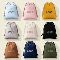 Sac à cordon en toile de coton et lin, personnalisable avec logo, écologique, pour emballage cadeau, vente en gros