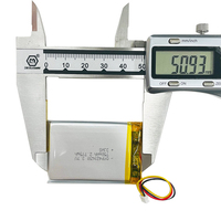 Fabricant de batteries au lithium certifié KC CB CE UN38.3, batterie LiPo rechargeable 423450 750mAh 2.775Wh 3.7V