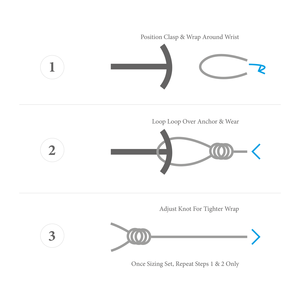 Pulsera Shadow Grey Admiral Anchor de oro amarillo de 9 quilates y cuero de mantarraya - Product Image 3