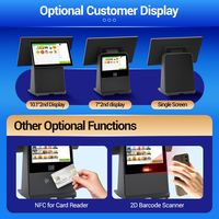 FYJ-F2 14 Inch Compact Built-In Printer Smooth Ordering 80mm Android/Windows System Cash Register POS Machine Food Service