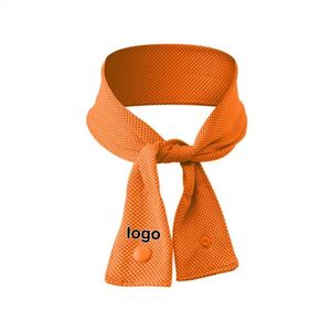 Promotion Custom Logo Ice Silk Mid-Length Minimalist Neck Gaiter <b>Sunscreen</b> Headscarf Hat Women's Outdoor Running Swimming Towel - Product Image 1