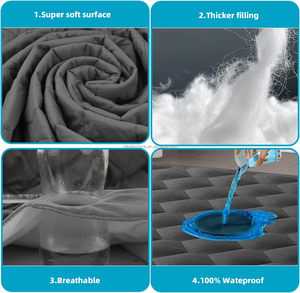 Protector de Colchón <span class=keywords><strong>Impermeable</strong></span> al por Mayor, Antideslizante, Antibacteriano, Lavable a Máquina, para Uso Doméstico y Hotelero - Product Image 3