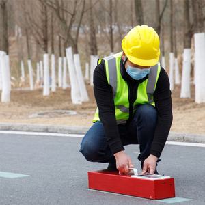 Reflektionsprüfgeräte Hochauflösender Touchscreen Echtzeit-Messinstrument für Straßenbau-Ausführung - Product Image 4