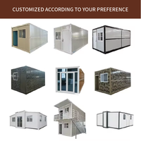 Casa Contenedor Plegable Prefabricada de Alta Calidad en China, Módulo Plegable de Lujo de 20 pies, Oficina Pequeña, Vivienda Compacta