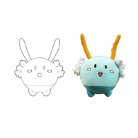 Vente en gros personnalisé 3D peluche mignon aboiements chien jouet PP coton brodé mouvement interactif bouteille tasses pour animaux de compagnie
