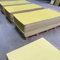 Lámina de Tablero Epoxi 3240 Dai Viet DV 001 Amarilla, Resistente a Altas Temperaturas, Impermeable, Ignífuga, para Motores, Resistencia a 100-130°C, 40kv, 340MPa