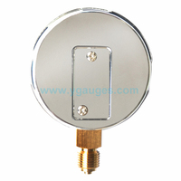 Stainless Steel & Brass Capsule Pressure Gauge with 100mm Dial for Measuring Micro and Negative Pressure