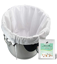 Sacs à infuser réutilisables extra larges en maille polyester fine de 250 microns pour fruits, <span class=keywords><strong>cidre</strong></span>, <span class=keywords><strong>pomme</strong></span>, raisin, presse à vin - Product Image 6