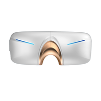Masque de massage oculaire intelligent OEM avec musique Bluetooth, chaleur et vibrations, température constante 42°C, masque relaxant pour les yeux, vente en gros