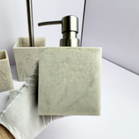 Ensemble d'accessoires de salle de bain 4 pièces élégants et mats pour femmes