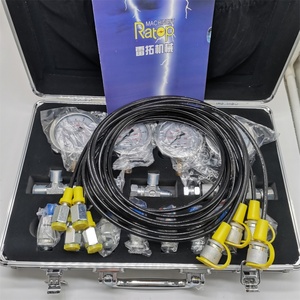 4 <b>Gauge</b> Hydraulic Pressure <b>Gauge</b> Set for Excavator Hydraulic Pressure <b>Measurement</b> Kit <b>Gauge</b> Diagnostic <b>Tool</b> - Product Image 5