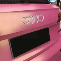 Etiqueta engomada del logotipo del corazón del amor del coche etiqueta de la cola del maletero trasero insignia emblema Calcomanía para Audi Q7 A7 A6 S3 S4 A5 A4 B5 B6 B7 B8 C6 C7 A3 Q3 Q5 TT