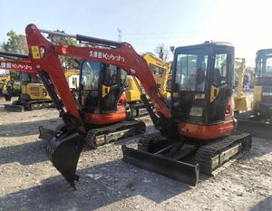 Mini-excavatrice Kubota U35 d'occasion pour moteur de 3,5 tonnes, excavatrice sur chenilles, boîte de vitesses |   Pompe hydraulique Shimadzu pour godet à démolition rapide - Product Image 6