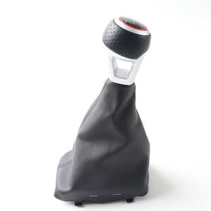 Poignée de levier de vitesse en cuir 5 vitesses Audi A3 ergonomique - Product Image 2