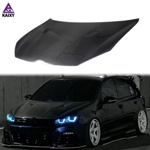 Capó Delantero de Fibra de Carbono para VW <span class=keywords><strong>Golf</strong></span> <span class=keywords><strong>6</strong></span>, para Volkswagen <span class=keywords><strong>Golf</strong></span> <span class=keywords><strong>6</strong></span> MK6 <span class=keywords><strong>GTI</strong></span> R20 2008-2013, Cubierta de Válvulas de Motor de Fibra de Carbono - Product Image 1