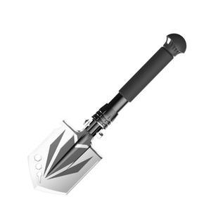 مجرفة نجاة من الفولاذ قابلة للطي محمولة متعددة الوظائف للاستخدام في الطوارئ والتخييم في الهواء الطلق - Product Image 5