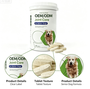 Complément alimentaire à croquer triple action premium ODM OEM <span class=keywords><strong>pour</strong></span> chiens seniors : soutien quotidien de la mobilité et de la santé articulaire - Product Image 6