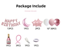 Ensemble de décoration de fête d'anniversaire de haute qualité, ballons en latex adaptés aux anniversaires et autres occasions festives, vente en gros