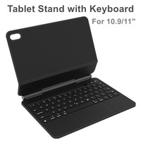 Keyboard 10.9" Grosir dengan Lampu Latar untuk iPad dengan Trackpad, Dudukan Tablet Magnetik, Nirkabel Anti Ghosting, Tipe-C, Lipat, Tipis
