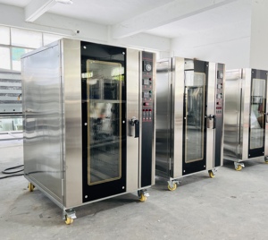 Horno de convección eléctrico completamente automático profesional, 10 bandejas, vaporizador combinado Digital, cocina comercial, uso en Hotel - Product Image 6