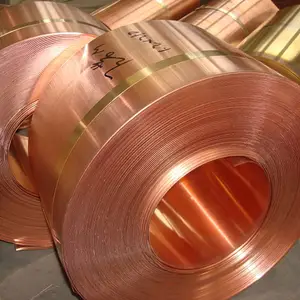 C2600 C2680 C2700 C2800 Red Copper Roll 0.1 Manufacturer Welded High Purity Copper Strip