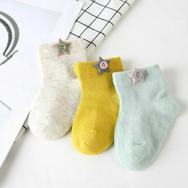 New Baby Kids Soft Cotton Socks Boys,Girls,Baby,Cute Cartoon animal Stripe Dots Fashion baby Socks 0-3 months Autumn Winter Gift