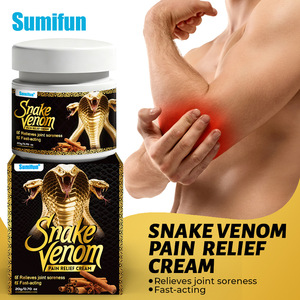 Nueva Ungüento Sumifun para el Alivio del Dolor, Bálsamo con <span class=keywords><strong>Veneno</strong></span> <span class=keywords><strong>de</strong></span> <span class=keywords><strong>Serpiente</strong></span> para el Alivio del Dolor Articular, Crema <span class=keywords><strong>de</strong></span> Masaje para el Alivio del Dolor <span class=keywords><strong>de</strong></span> Cuello y Hombros, Soporte Personalizado OEM - Product Image 1