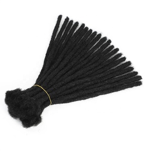 Extensions de <span class=keywords><strong>Dreadlocks</strong></span> en Cheveux Humains, Vraies Locks Brésiliennes Faites à la Main pour Femmes et Hommes, Ombré Marron - Product Image 3
