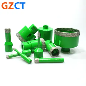 M14 Dry Vacuum Brazed Diamond Drilling Core Bits/Diamond Hole Cutter for Angle Grinder Porcelain Tile Cutter Core Drill Bit