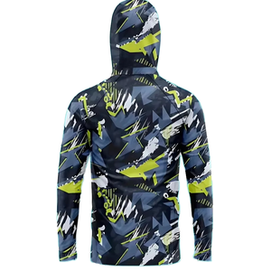 เสื้อฮู้ดตกปลา GIERTER พิมพ์ลายโลโก้ตามสั่ง แบบยูนิเซ็กซ์ แขนยาว ป้องกันแสงแดด UPF 50 ต้านเชื้อแบคทีเรีย แห้งเร็ว 180 กรัม ลายปลา - Product Image 2