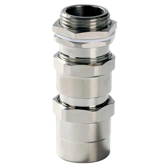 Double Compression M32 Stainless Steel Explosion-Proof Connector Joint EX E/D Armored EX Joint Cable Glands IP66