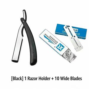 Navaja de peluquería, raspador, navaja tradicional para cortar el cabello, navaja de afeitar, navaja de afeitar manual, navaja de afeitar con cuchilla - Product Image 3