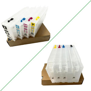 Cartouche d'encre vide 4 couleurs de grande capacité sans puce sans encre pour <span class=keywords><strong>Epson</strong></span> EM-C7100 C7100 WF-C8690 C8190 PX-S7110 - Product Image 1