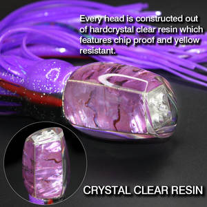 12Inch 279G 6 Kleuren Zeevissen Groot Wild Trollen Vissen Lokken Dubbele Octopus Rok Tonijn Marlijn Groot Aas Hars Jet Head Lokt - Product Image 2