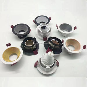 Kit de montage pour spots encastrés <span class=keywords><strong>LED</strong></span> commerciaux durables en polycarbonate, compatible avec les ampoules COB MR16 <span class=keywords><strong>GU10</strong></span>, cadres de montage pour spots de plafond <span class=keywords><strong>LED</strong></span> - Product Image 2