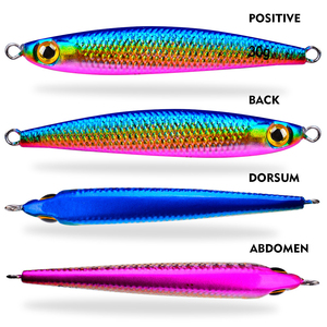 Nouvelles leurres de pêche métalliques lentes de 7g, 10g, 15g, 20g, 30g, appâts de lancer, spinnerbait, leurres crayon coulants avec hameçon assist - Product Image 5