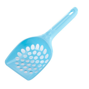 Accessoires de nettoyage pour animaux de compagnie aux couleurs bonbon, pelle à litière pour chat légère et portable avec design creux. - Product Image 2